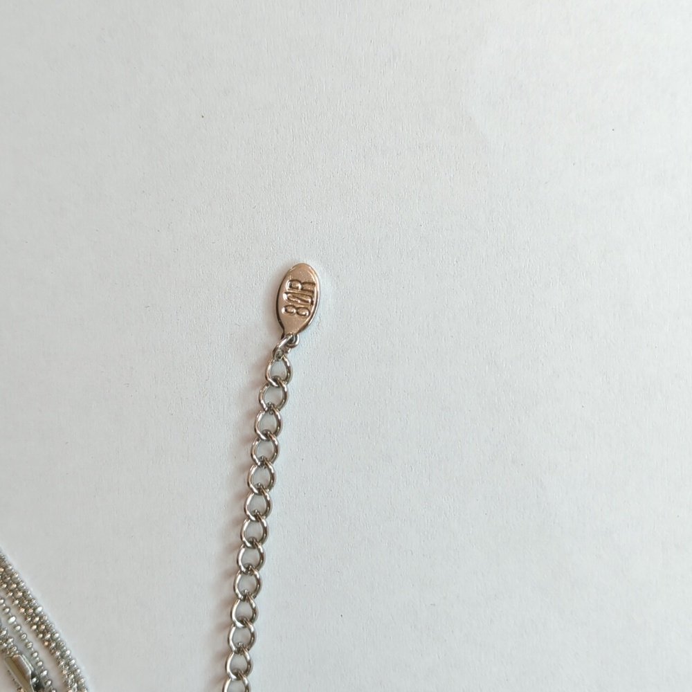 8 Other Reasons Nine Lives Rhodium Choker Lariat Necklace - Picture 8 of 8